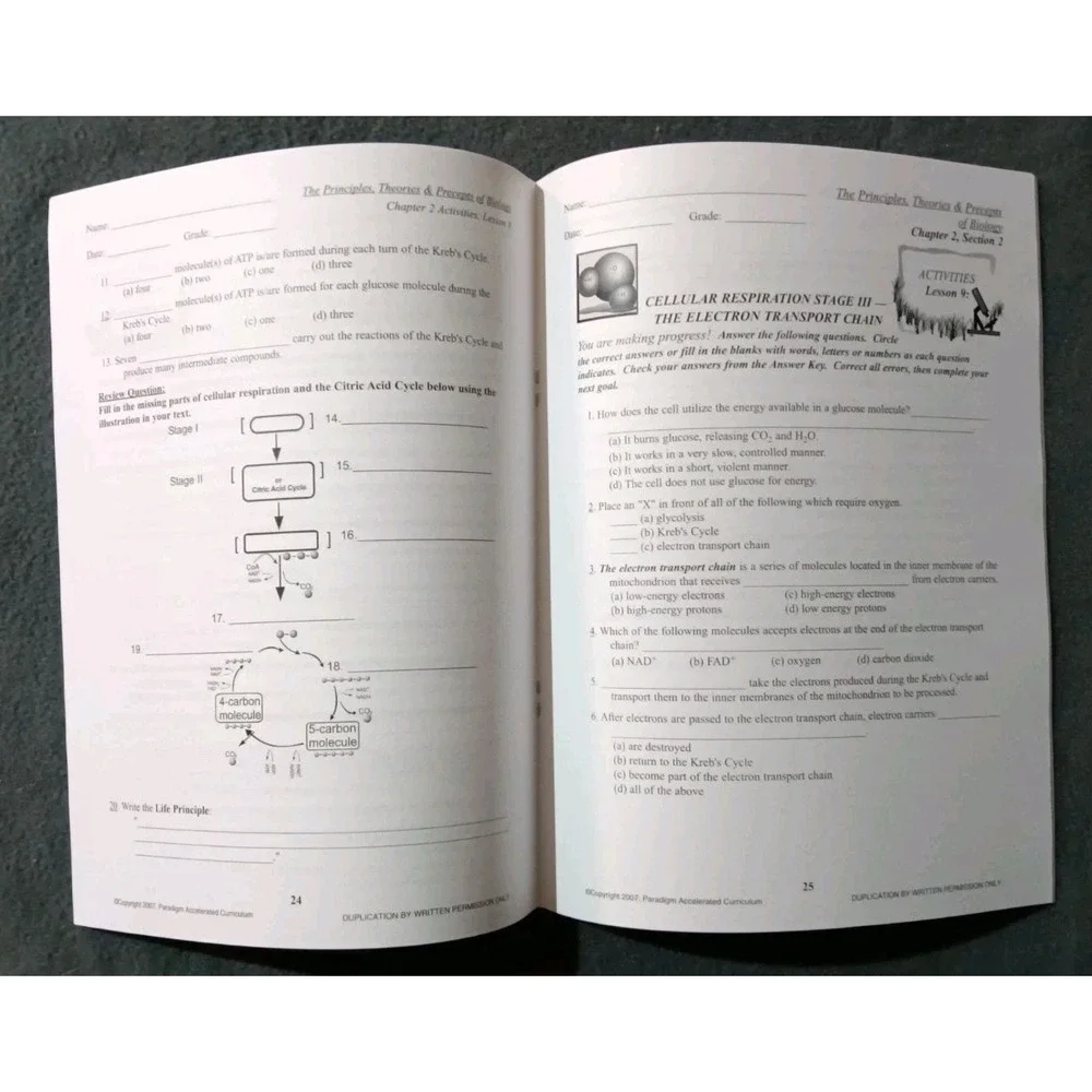 PAC - Principles, Theories and Precepts of Biology - Chapter 2 Activity **NEW**